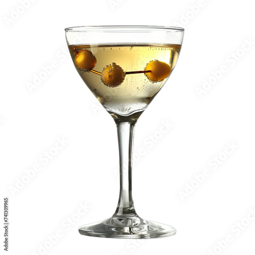 Martini isolated on transparent background, element remove background, element for design photo