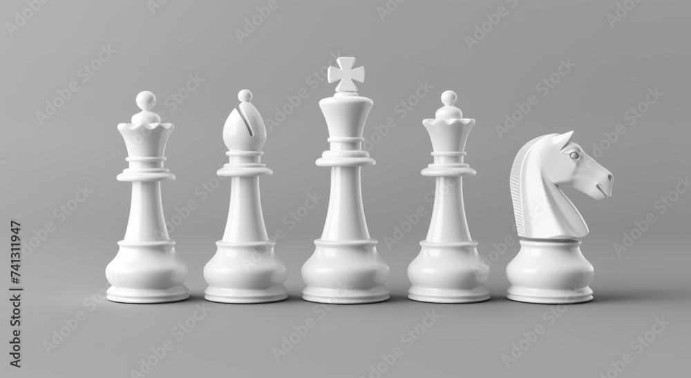 chessboard and chess pieces. strategy, logic, or critical thinking.