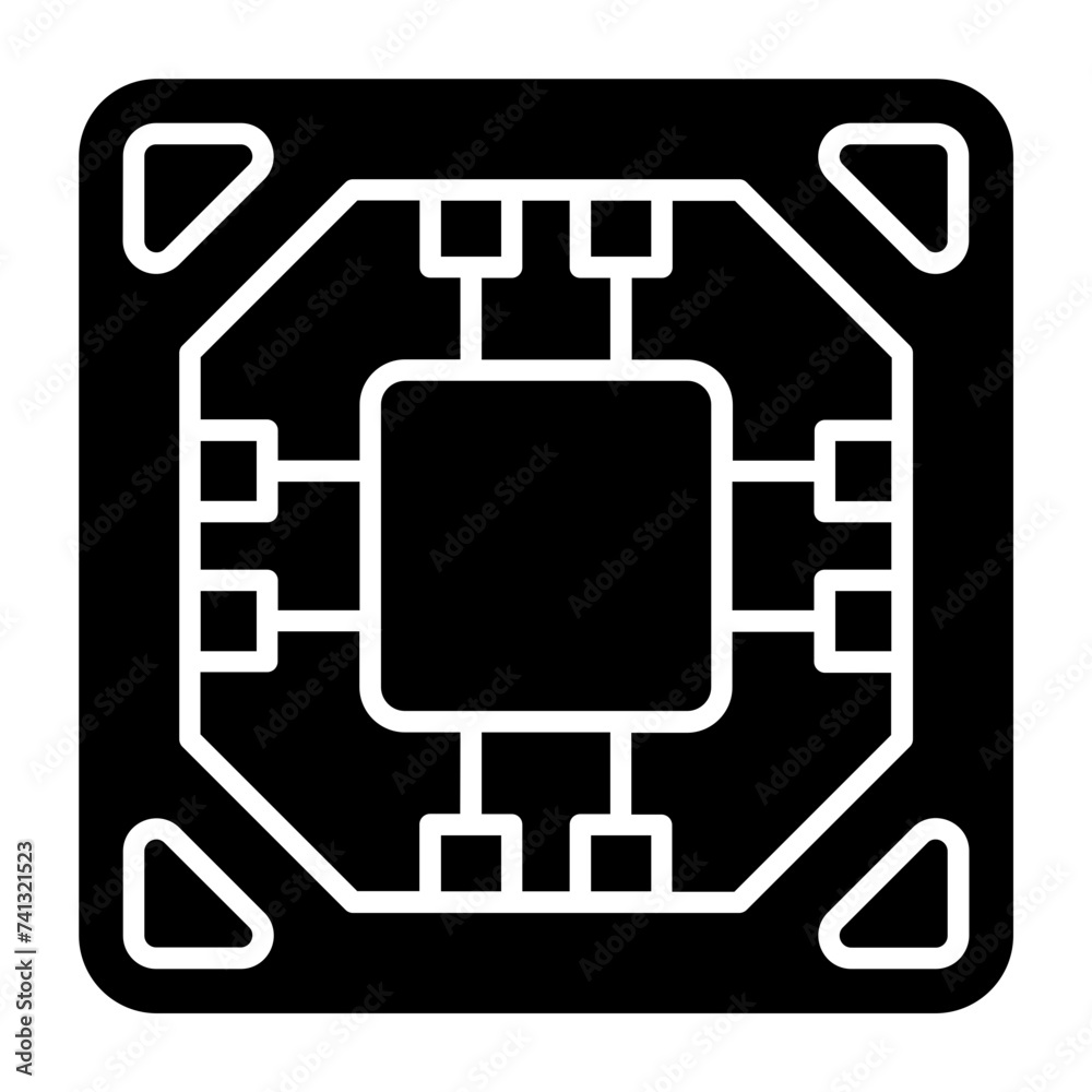 Microprocessor Icon Microprocessor Icon