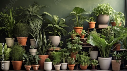 Big Plants in pots
