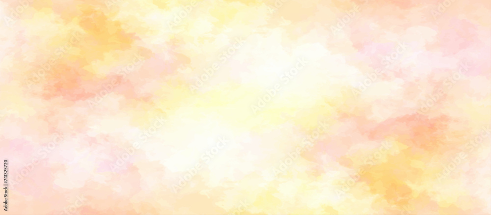 abstract colorful background with bokeh .Delicate sepia background with paint stains watercolor texture .subtle watercolor pink yellow blue gradient illustration.