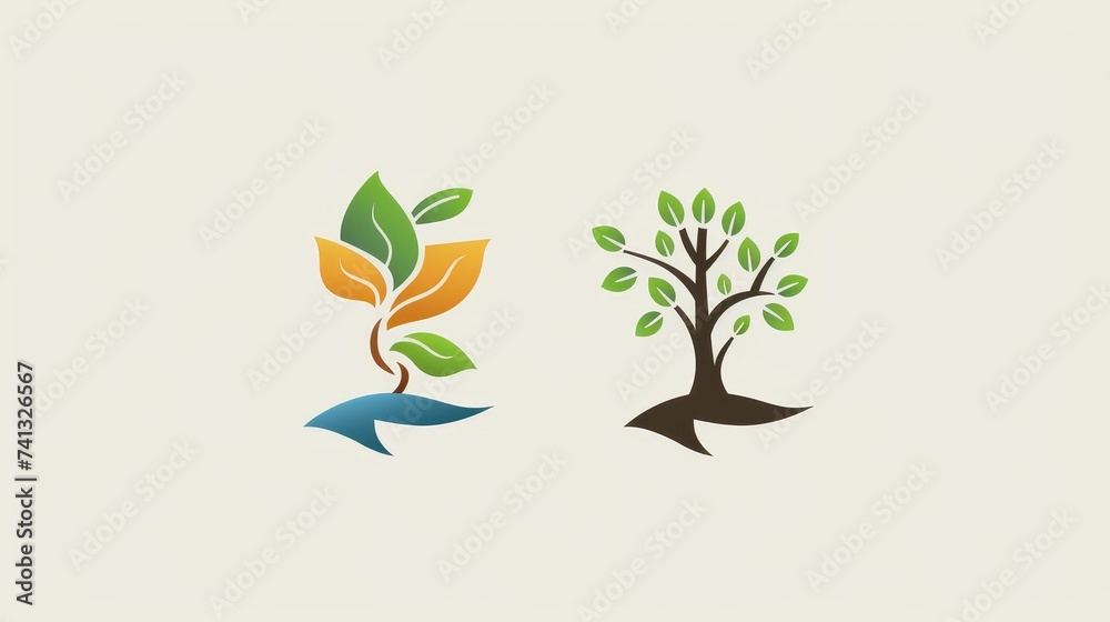 Eco-Branding Initiatives - Logos and branding materials for eco-conscious companies, illustrating how businesses can promote sustainability. Eco-Branding Initiatives - Logos and branding materials for eco-conscious companies, illustrating how businesses can promote sustainability.