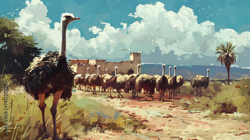 Ostrich African ostrich