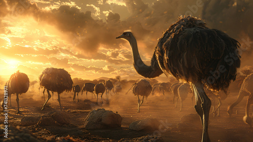 Ostrich African ostrich