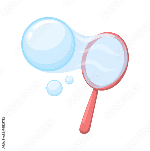 Bubble Blower Toy Cartoon illustration Vector