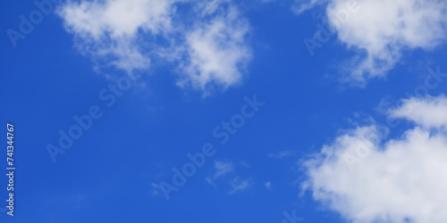 Blue Sky Background With Clouds