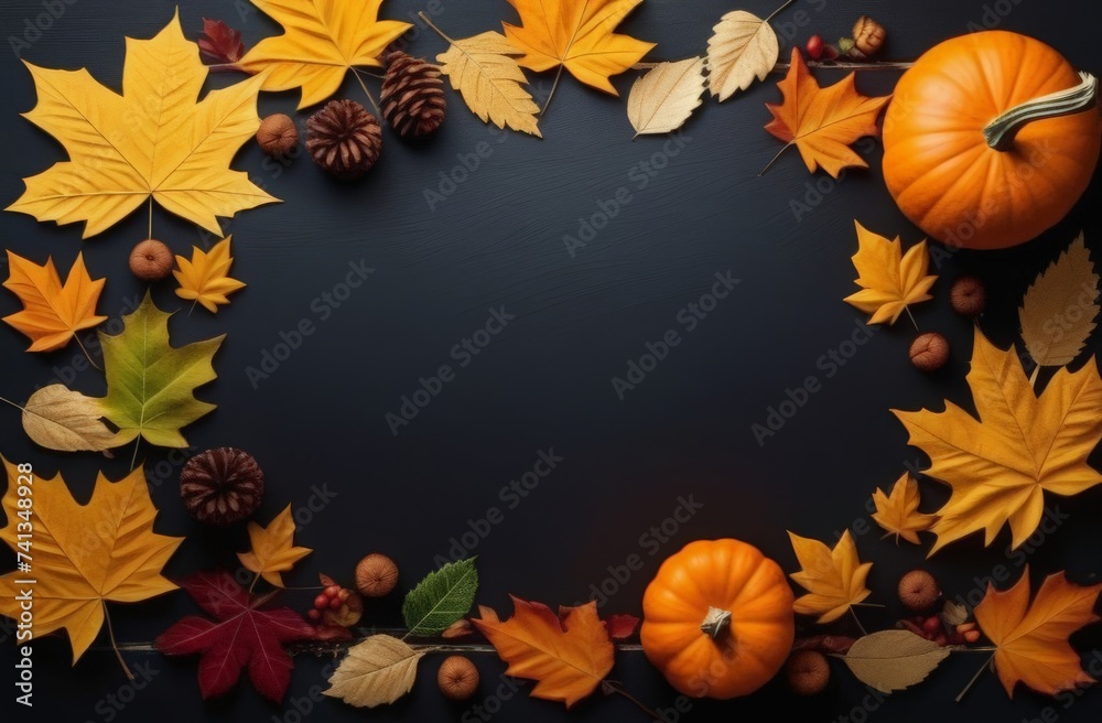 autumn leaves frame autumn leaves frame