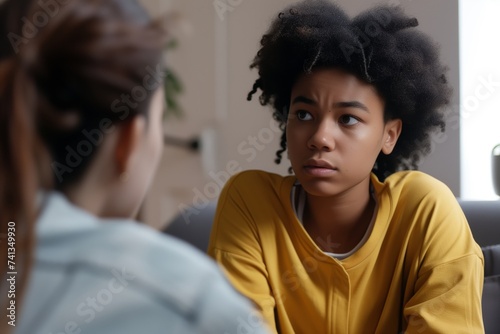 person studying opponents body language photo