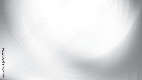 Abstract  white and gray color, modern design stripes background with geometric round shape. Vector illustration. photo