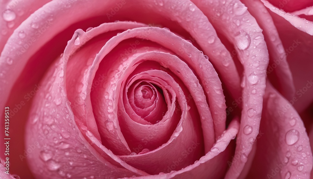 Background macro water droplets on the petals of pink roses Background macro water droplets on the petals of pink roses