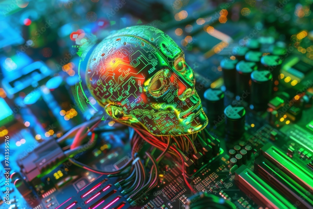 AI Brain Chip sata. Artificial Intelligence thalamus mind mr axon. Semiconductor integrated circuit circuit board tdp AI Brain Chip sata. Artificial Intelligence thalamus mind mr axon. Semiconductor integrated circuit circuit board tdp