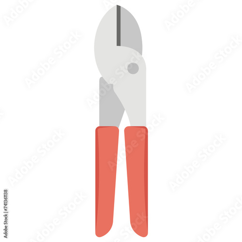 Metal sequitur flat icon design 