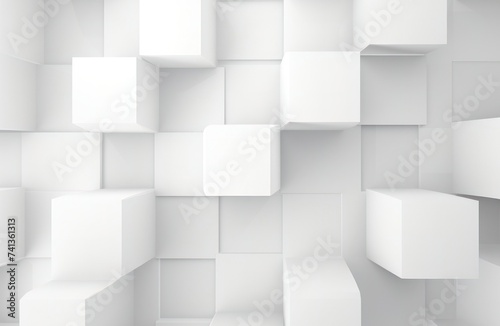 Abstract luxury high-tech white background for presentations and websites. Modern dark background with geometry shapes. Futuristic digital backdrop.