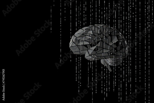 AI Brain Chip sip. Artificial Intelligence cache associativity mind computed tomography axon. Semiconductor doping circuit board dopamine
