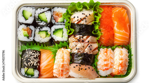 Japanese sushi rolls
