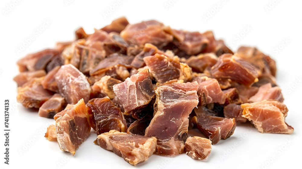 Drier pieces of pork