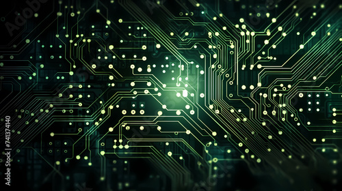 Circuit board background, technology and science concept background © ma
