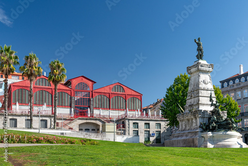Ferreira Borges market an emblematic landmark of iron architecture in Porto first opened in 1885, Portugal photo