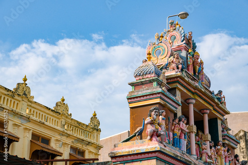 Sri Subramaniam Temple: A Century-Old Indian Temple under the Blue Sky in Teluk Intan, Malaysia photo