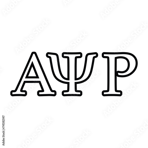 Alpha Psi Rho greek letter, ΑΨΡ greek letters, ΑΨΡ photo