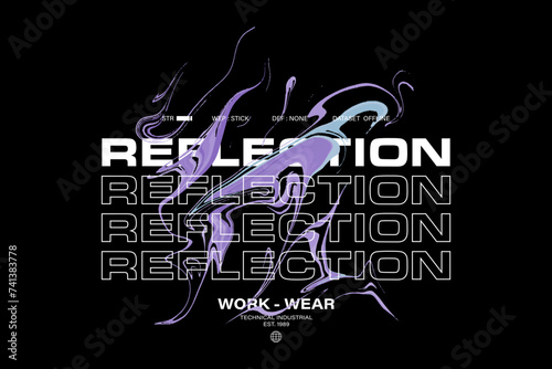 streetwear graphic tee concept vector graphic design templates