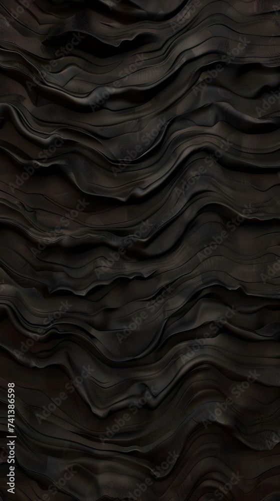 natural dark wavy landscape texture. Smartphone background. 9:16
