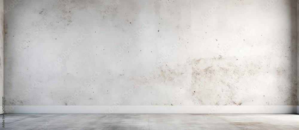empty room with concrete Walls and floor. 3D Rendering empty room with concrete Walls and floor. 3D Rendering