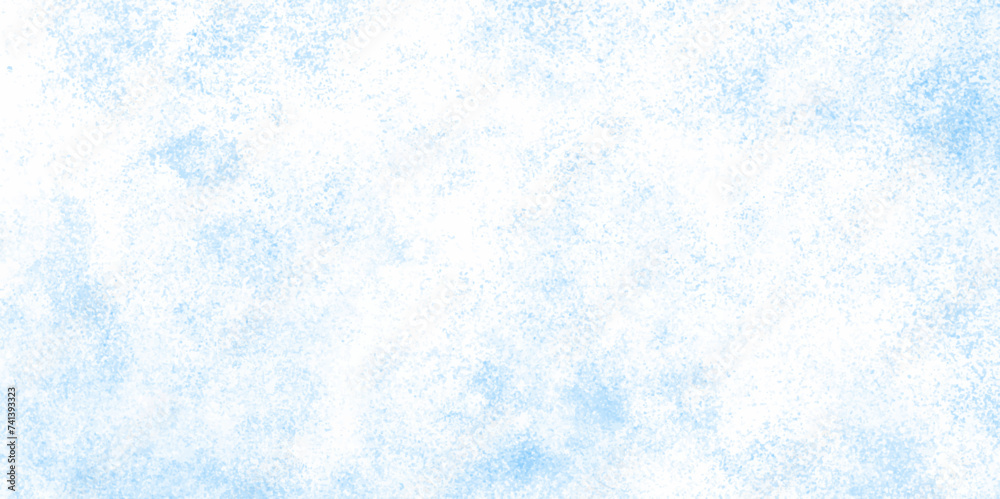 White and blue color frozen ice surface design. Watercolor bright soft colorful texture blue and white with liquid fluid texture. Splash or blotch background with fringe bleed