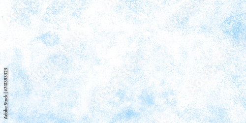 White and blue color frozen ice surface design. Watercolor bright soft colorful texture blue and white with liquid fluid texture. Splash or blotch background with fringe bleed photo