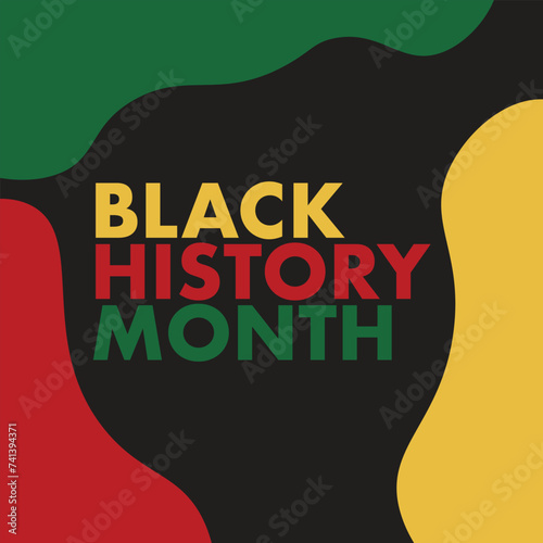 Black history month celebrate. vector illustration design graphic Black history month
