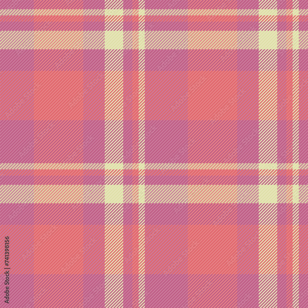 Couch background plaid tartan, guy pattern seamless texture. Fur check vector fabric textile in pink and red colors. Couch background plaid tartan, guy pattern seamless texture. Fur check vector fabric textile in pink and red colors.