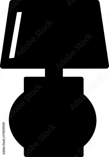 Lamp icon Vector. Replaceable vector design.
