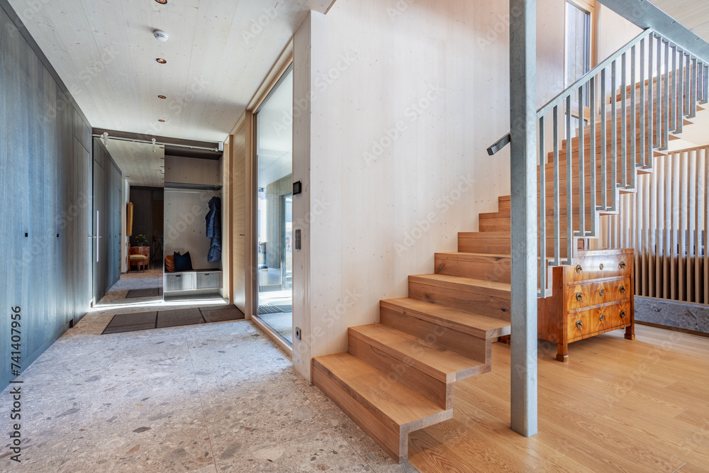 Interior entrance of a modern apartment
