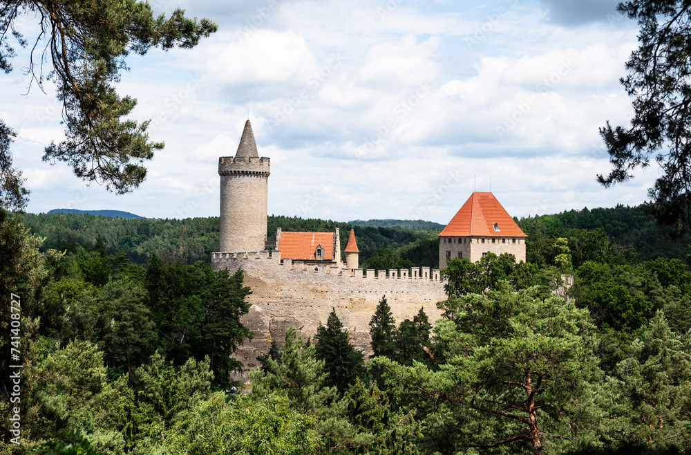 Kokořín Castle in the Czech Republic