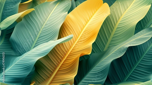 Calming Curves: The subtle undulations of banana leaves bring a sense of calmness and relaxation.