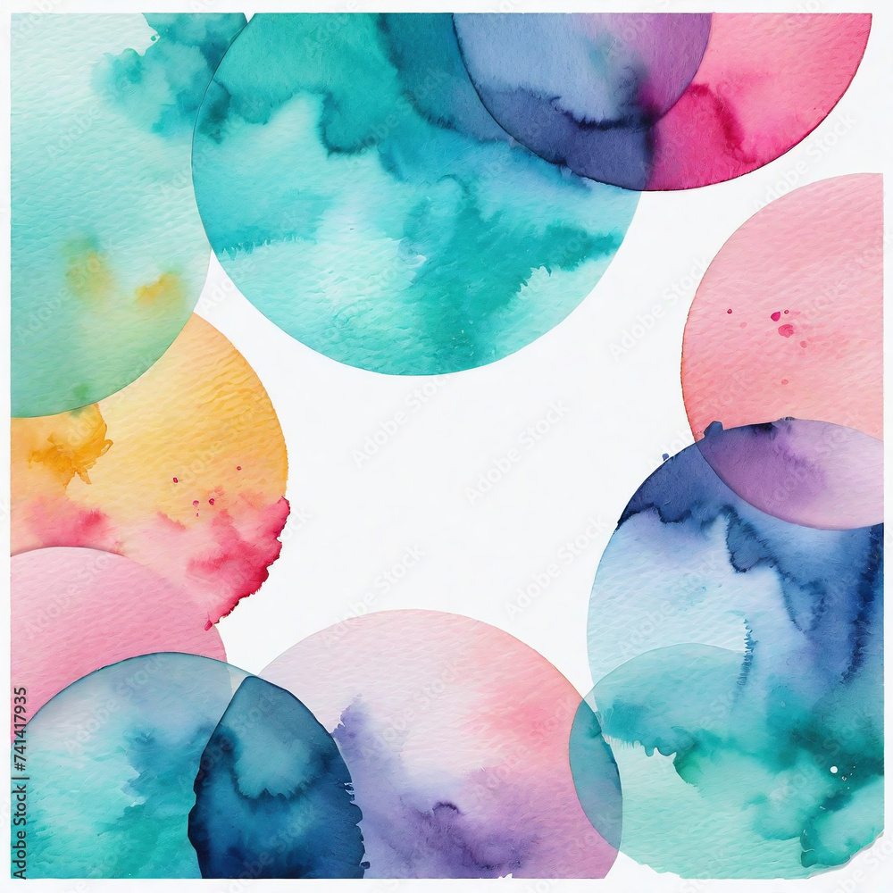 Foto Abstract watercolor background with splashes