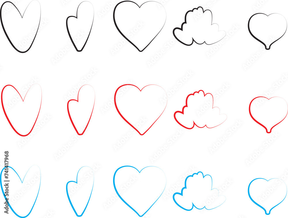 Heart SVG Bundle, Valentine Heart Svg, Sketch Svg, Love Svg, Heart Shape Svg, Hand Drawn Heart Svg, Doodle Heart Svg, Hearts In Heart Svg