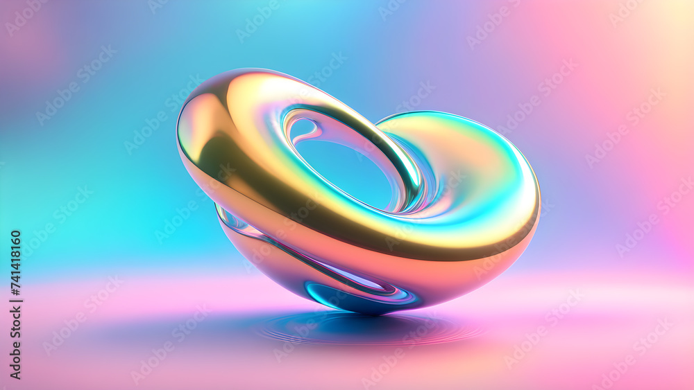 3d-fluid-hologram-metal-shape-swirling-contours-appears-to-float-isolated-on-pastel-gradient-back 3d-fluid-hologram-metal-shape-swirling-contours-appears-to-float-isolated-on-pastel-gradient-back