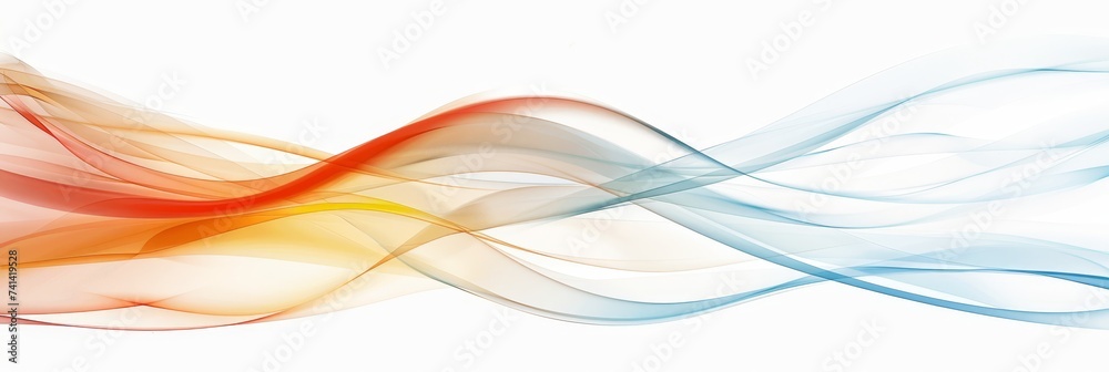 Fotografie Colorful rainbow wave pattern background for abstract design projects and artist