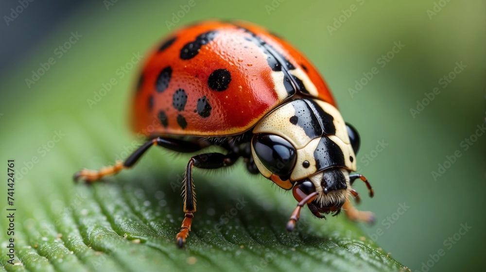 ladybird on a leaf