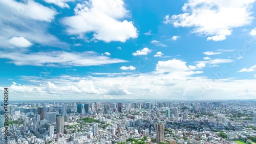 東京都市風景タイムラプス