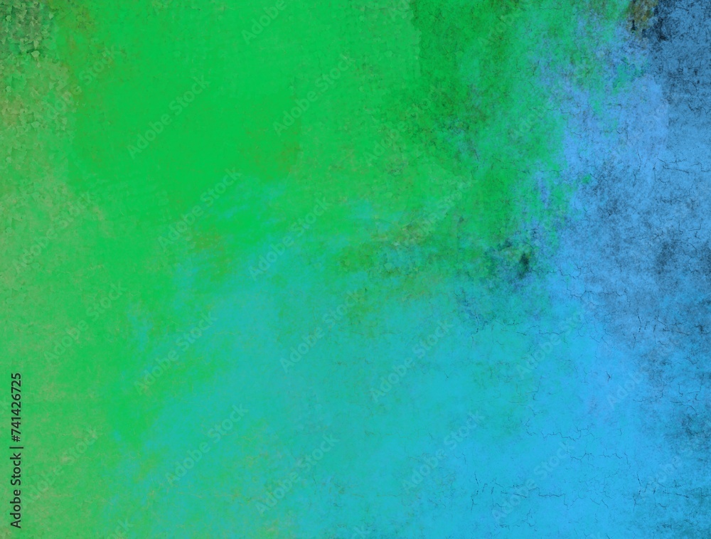 green blue with black undertones background with copy space for text grunge paint style