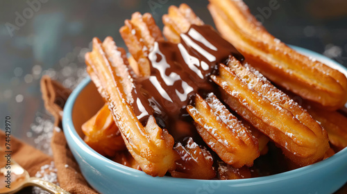 Traditional argentinian churros