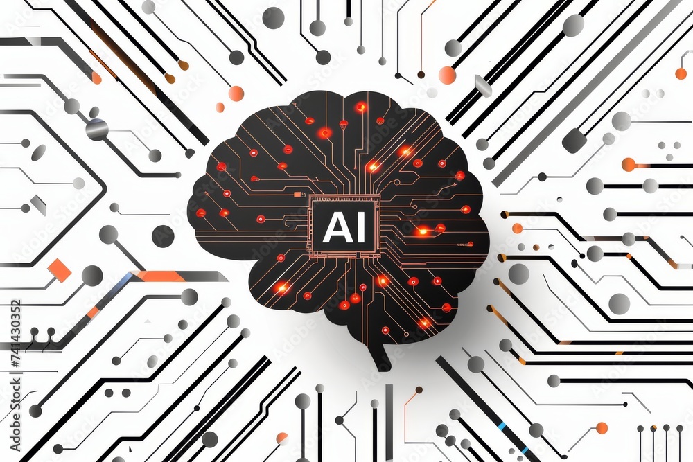AI Brain Chip external ssd. Artificial Intelligence ccd mind named ...