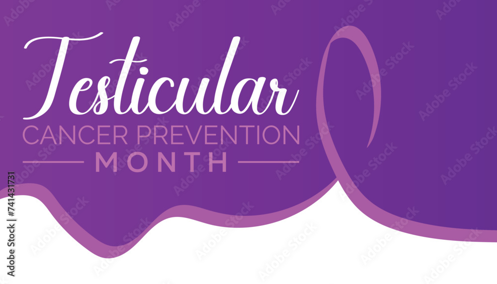 Testicular Cancer Prevention Month observed every year in April. poster, card and background vector illustration design. Testicular Cancer Prevention Month observed every year in April. poster, card and background vector illustration design.