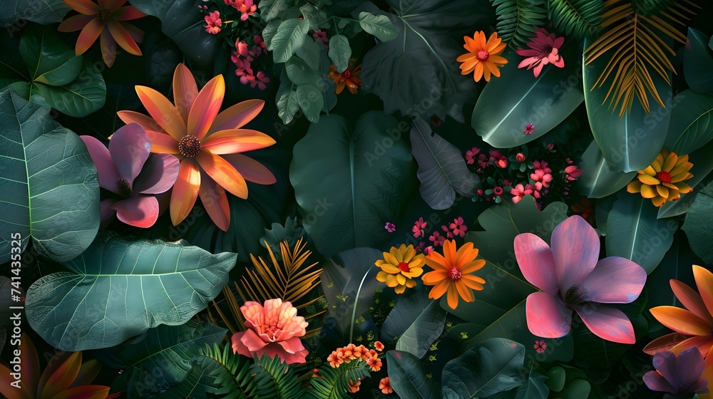 Beautiful Flower Wall Decor - Biome Brio Nature Image