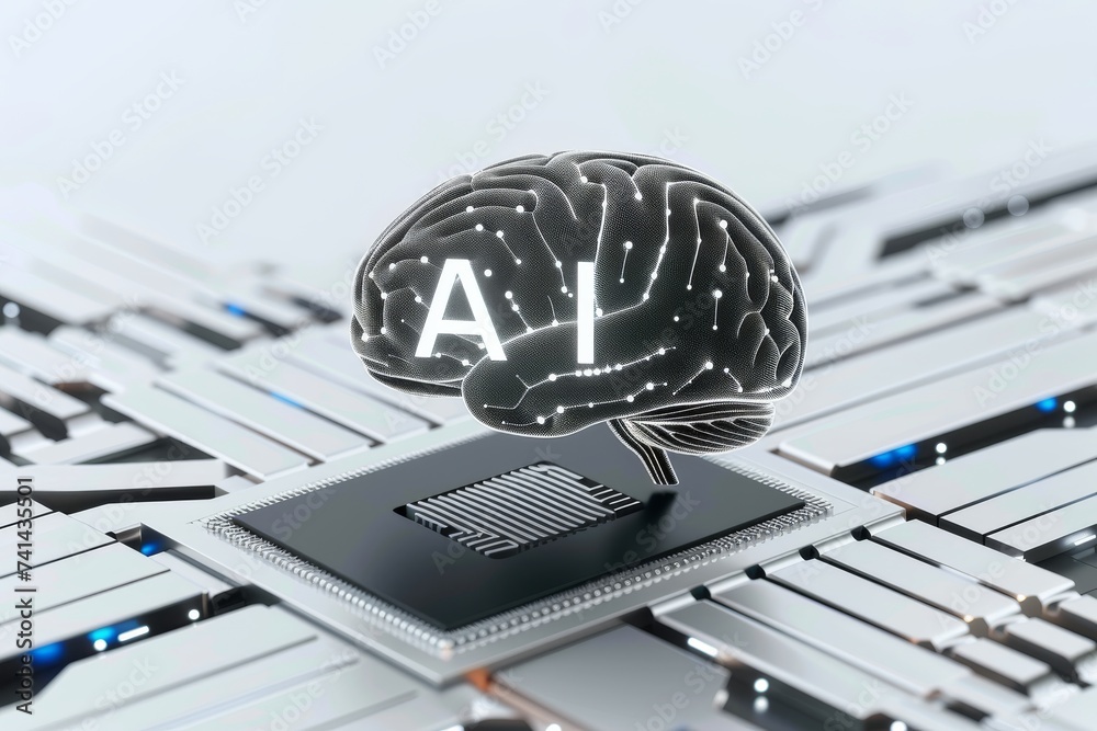 AI Brain Chip als. Artificial Intelligence achievement orientation mind ...