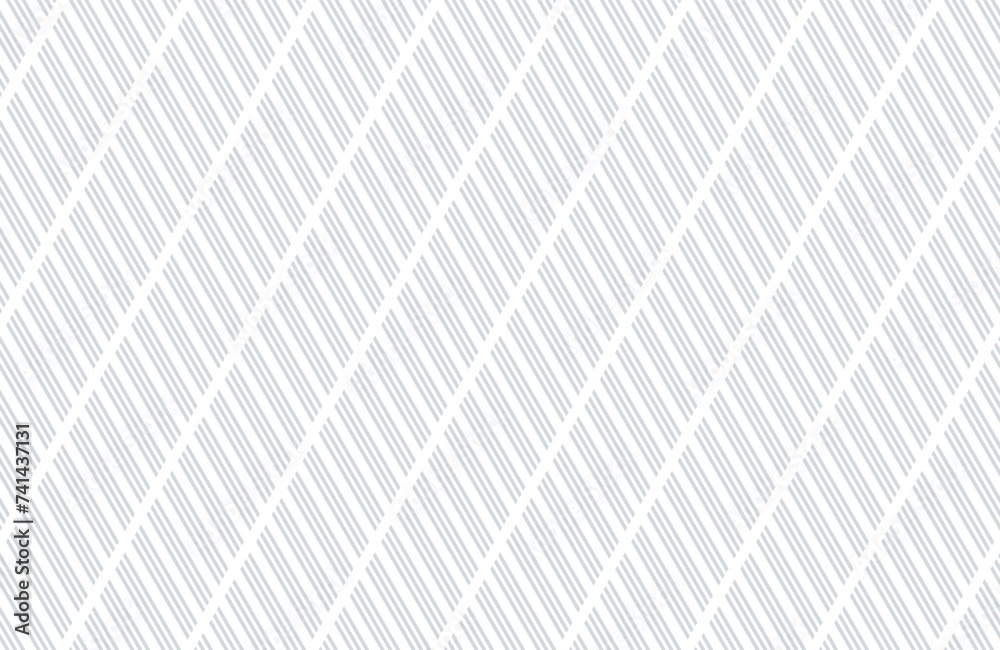 Fototapeta premium Seamless Geometric Striped Lines Pattern. White Textured Background.