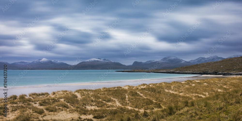 Luskentyre Beach on the Isle of Harris in the Outer Hebrides