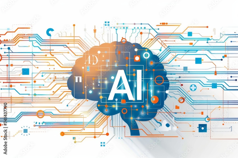 Ai Brain Chip Mobile Application Artificial Intelligence Non Uniform